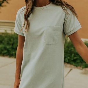 ROOLEE Taupe T Shirt Dress M